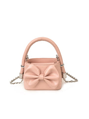 Oversized Bow Mini Top Handle Bag