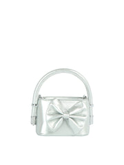Oversized Bow Mini Top Handle Bag