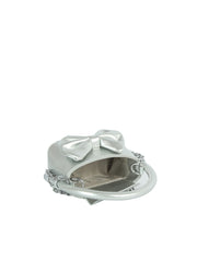 Oversized Bow Mini Top Handle Bag