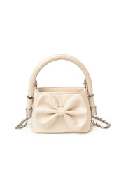 Oversized Bow Mini Top Handle Bag