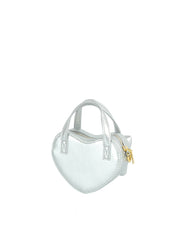Heart-Shaped Bow Mini Top Handle Bag
