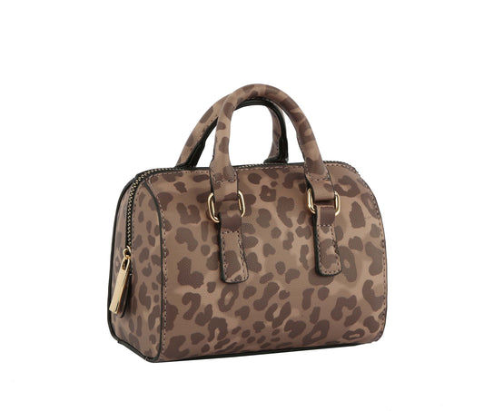 Petite Modern Leopard Print Shoulder Bag
