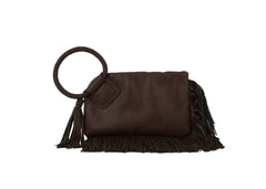 Braided ring handle wristlet