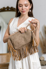 Braided ring handle wristlet