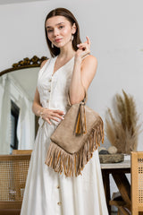 Braided ring handle wristlet