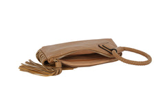 Braided ring handle wristlet