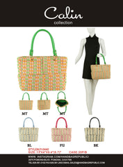 Straw Tote Bag for Vaction
