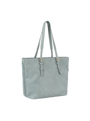 Braided side detail everyday tote bag
