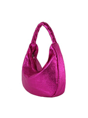 Fashionable sparkling hobo shoulder bag