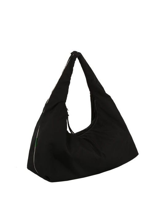 Padded Pyramid Hobo Bag