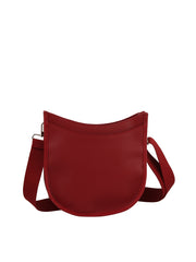 Curved Pebble Crossbody Bag