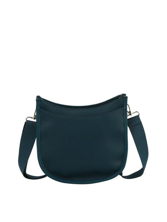 Curved Pebble Crossbody Bag