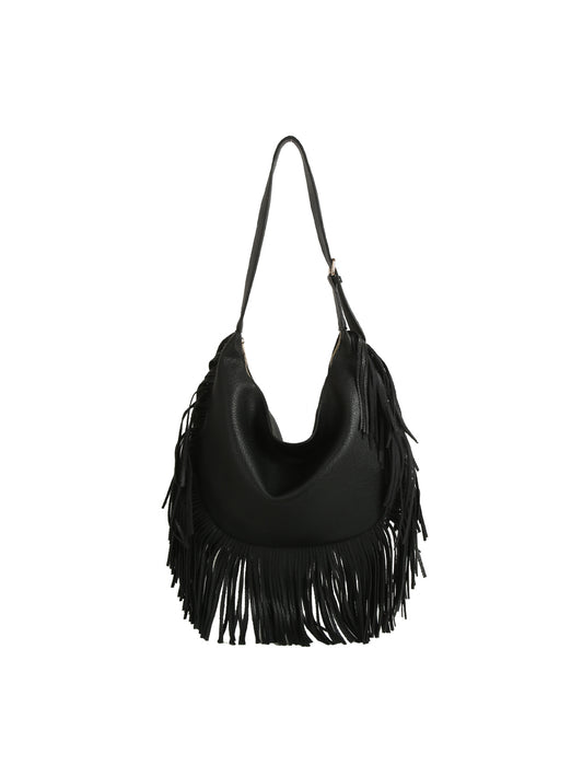 Fringe Flow Hobo Bag