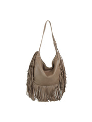 Fringe Flow Hobo Bag