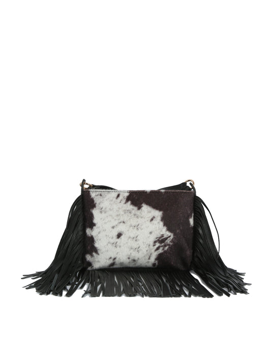 Cowhide Fringe Shoulder Bag