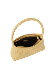 Woven Single Handle Shoulder Handbag