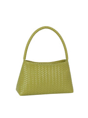 Woven Single Handle Shoulder Handbag