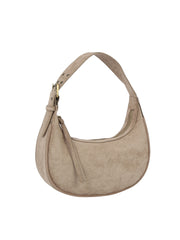 Adjustable Buckle Strap Crescent Shoulder Bag