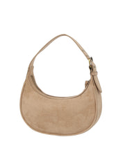 Adjustable Buckle Strap Crescent Shoulder Bag