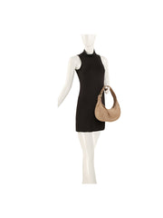 Adjustable Buckle Strap Crescent Shoulder Bag