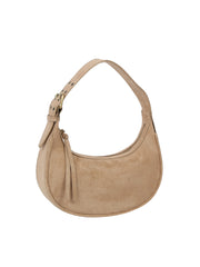 Adjustable Buckle Strap Crescent Shoulder Bag