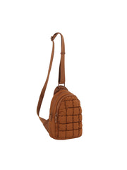 Quilted design cute daily sling bag