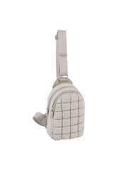 Quilted design cute daily sling bag