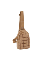 Quilted design cute daily sling bag