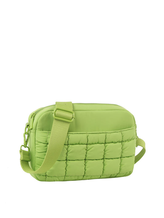 Quilted point daily crossbody bag