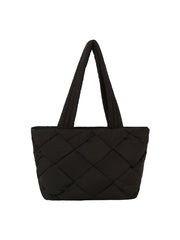 Daily large woven design shopping tote