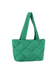 Daily large woven design shopping tote