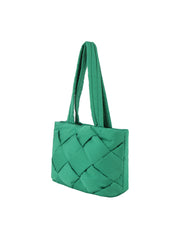 Daily large woven design shopping tote