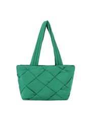 Daily large woven design shopping tote