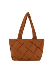 Daily large woven design shopping tote