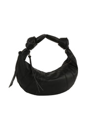 Knotted Crescent Shoulder Bag