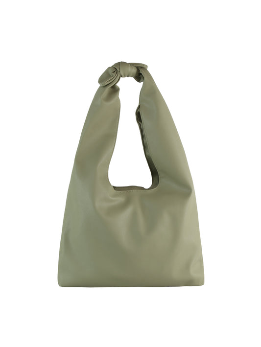 Knotted Handle Slouch Tote