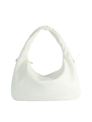 Woven Arc Hobo Bag