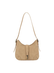Front Strap Soft Hobo Shoulder Bag