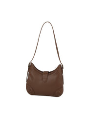 Classic Clip-Front Crescent Shoulder Bag