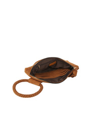 Braided Ring Tassel Wristlet Clutch