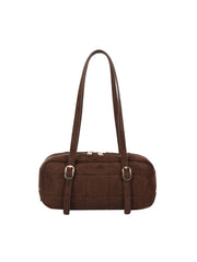 Quilted Suede Mini Shoulder Bag