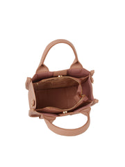 Daily Soft Leather Mini Tote Crossbody