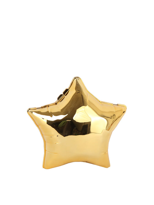 Reflective Star Shaped Crossbody Clutch