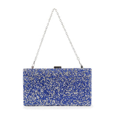 Dazzling Cluster Stone Accented Evening Bag