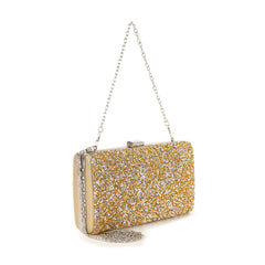 Dazzling Cluster Stone Accented Evening Bag