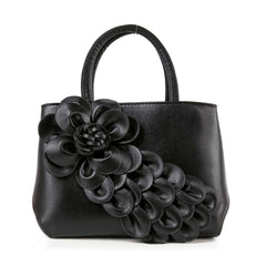 Raised Floral Hand Tote