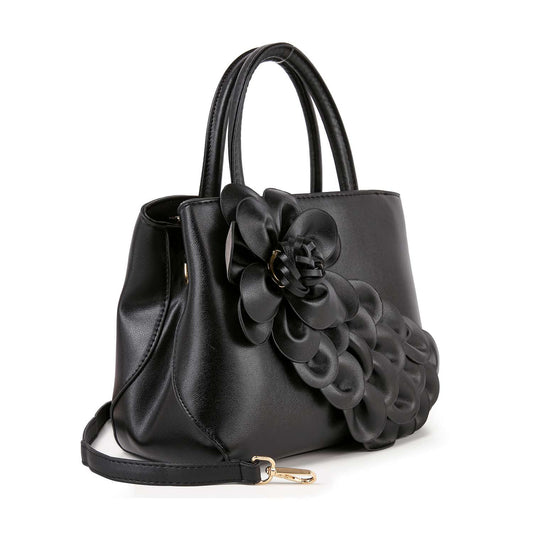 Raised Floral Hand Tote