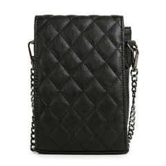 Large Rhinestone Flower Design Ultra Petite Crossbody