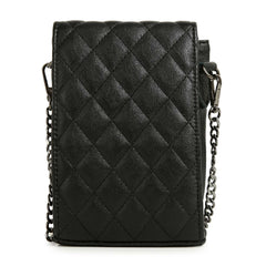 Large Rhinestone Flower Design Ultra Petite Crossbody