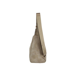 Front pocket travel leather sling bag